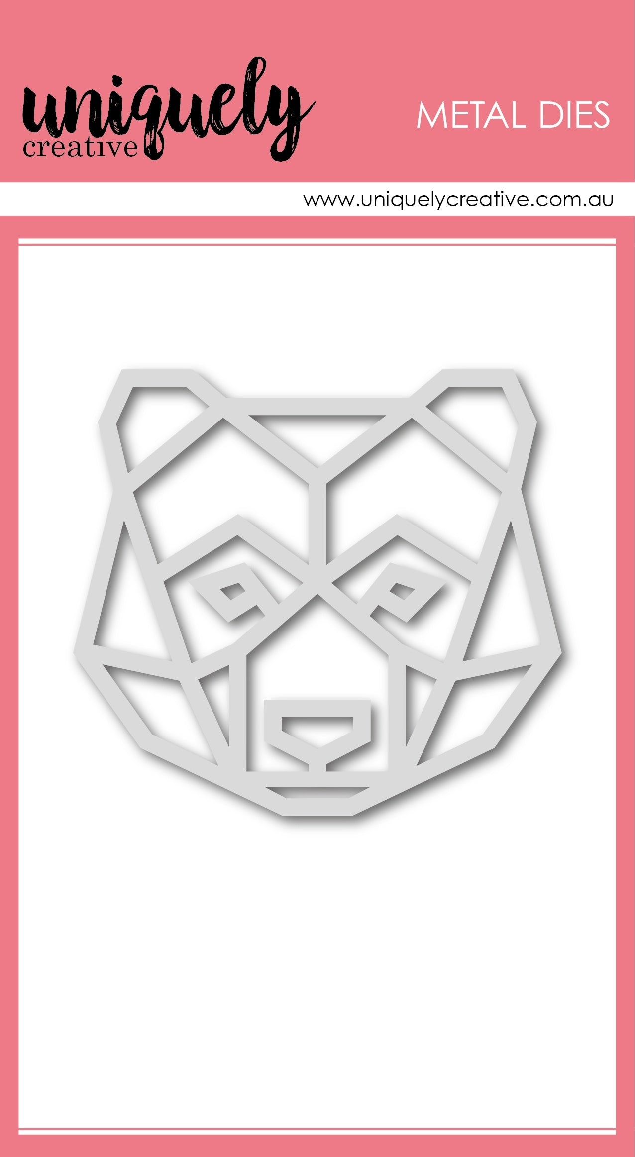 Uniquely Creative Metal Dies - Geometric Bear