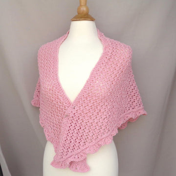 Peach Blossoms Shawl