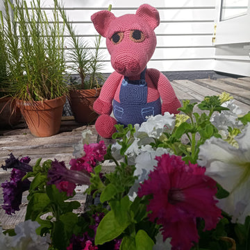 Crochet Amigurumi Toy Pig Pattern - Ziggy the Piggy