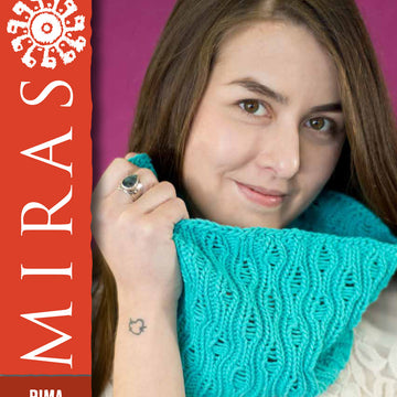 Drop Stitch Cowl & Wrap in Mirasol Pima Kuri - M5097 - Downloadable PDF