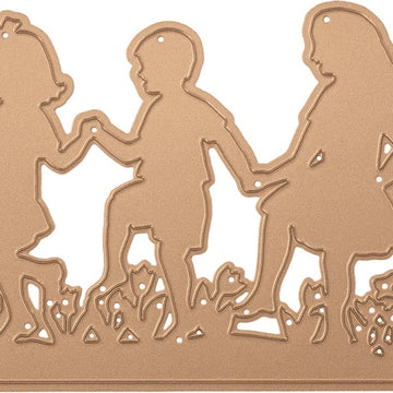 Spellbinders Shapeabilities Dies By Sharyn Sowell - Dance For Joy 5.3"X3.1"