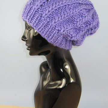 Super Chunky Fishermans Rib Slouch Hat