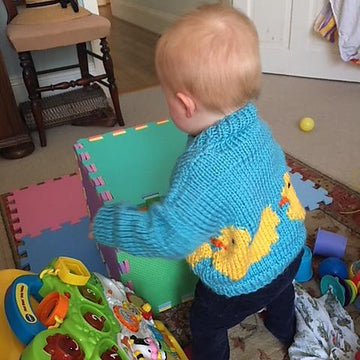 Baby and Toddler Chunky Rubber Duck Sweater