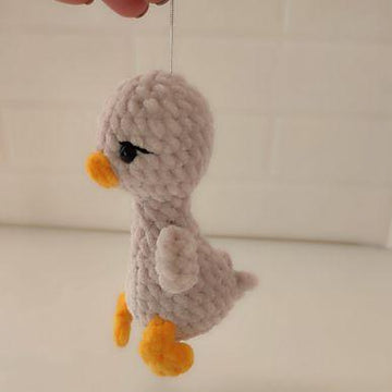 Crochet Pattern Goose Keychain, Duck Amigurumi