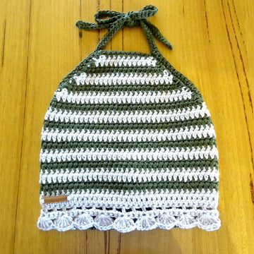 Crochet Striped Halter Top