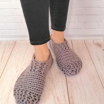 Merino wool slippers