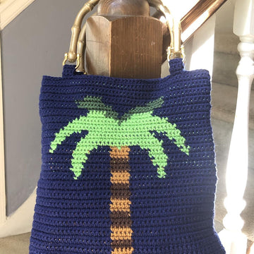 Palm Tree Tapestry Bag