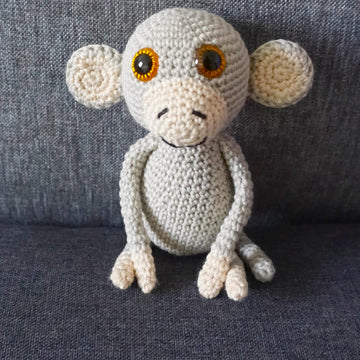 Crochet Pattern Monkey Momo, The Little Jungle Explorer