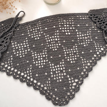 Cat Bandana Headscarf Kerchief Crochet Pattern H7