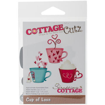 CottageCutz Dies - Cup Of Love, 1.9" To 2.5"