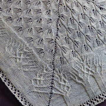 Into the Forest Square Shawl
