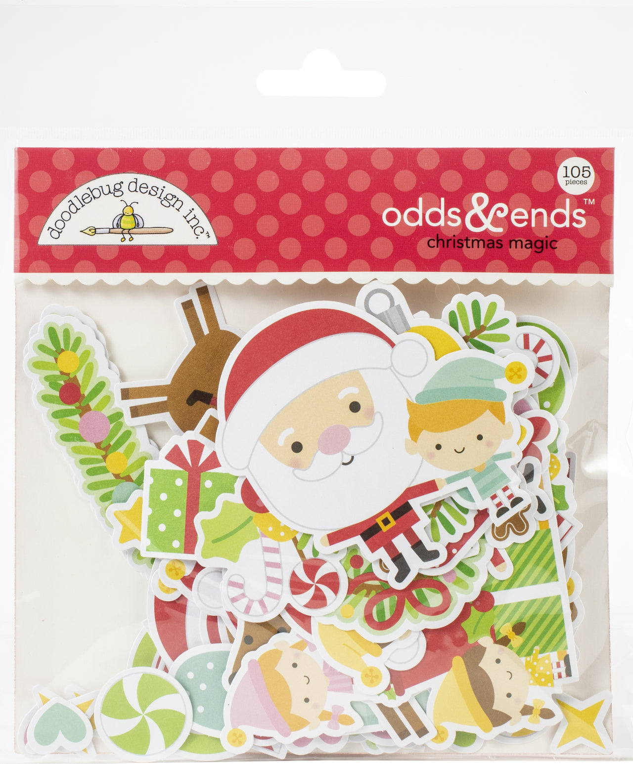 Doodlebug Odds & Ends Die-Cuts - Christmas Magic, 105/Pkg