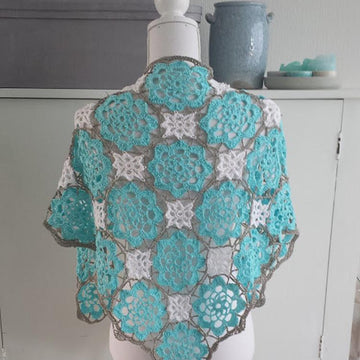 Shawl blue lagoon