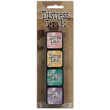 Ranger Tim Holtz Distress Mini Ink Pads 4/Pkg - Kit 4