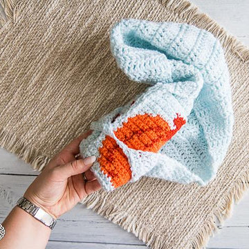 Pumpkin Leaf Pocket Scarf