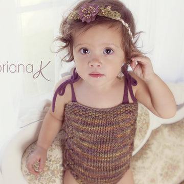 Poinsettia Romper