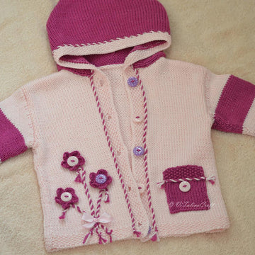 "Little Wizard" Baby Cardigan Knitting Pattern