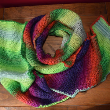 Retro Panel Scarf