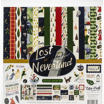Echo Park Paper Echo Park Collection Kit 12"X12" - Lost In Neverland