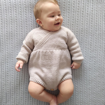 Ivory Baby Romper | 0-24 months