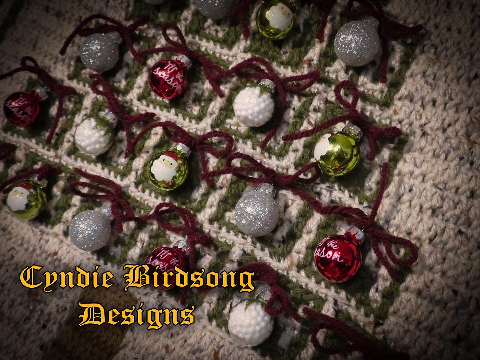 Christmas Tree Advent Calendar - overlay mosaic