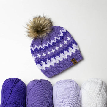 Bernie Mittens Fair Isle Hat