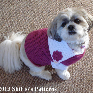 Crochet Pattern dog coats  #247