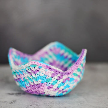 Moss-Stitch Soup Bowl Cozy