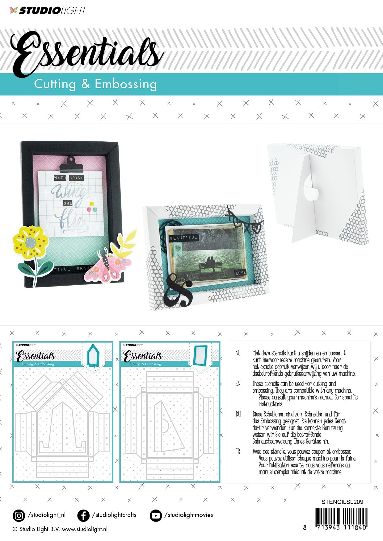 Studio Light Big Frame Essentials Cutting & Embossing Die - 602961