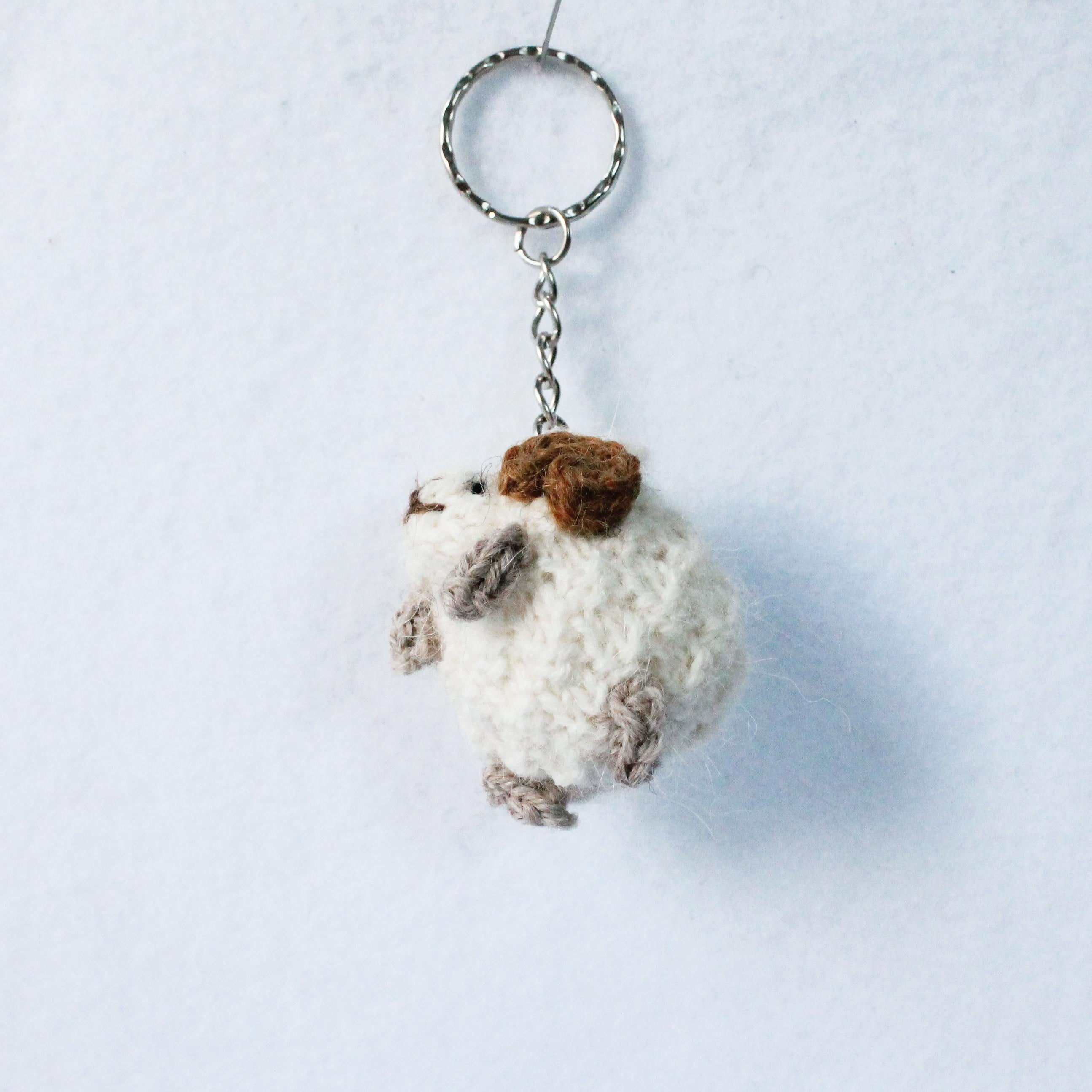 Mini Sheep Keyring