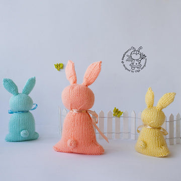 Three Easter Waldorf Bunny