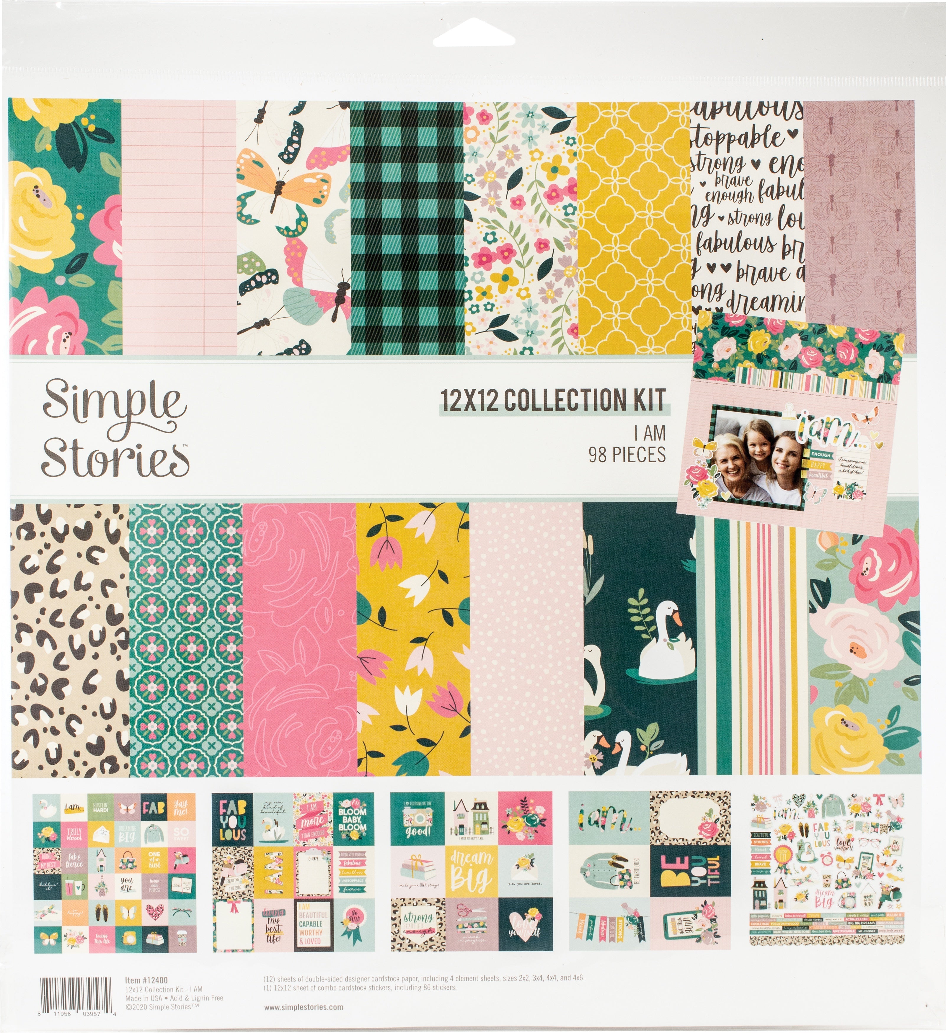 Simple Stories Collection Kit 12"X12" - I Am
