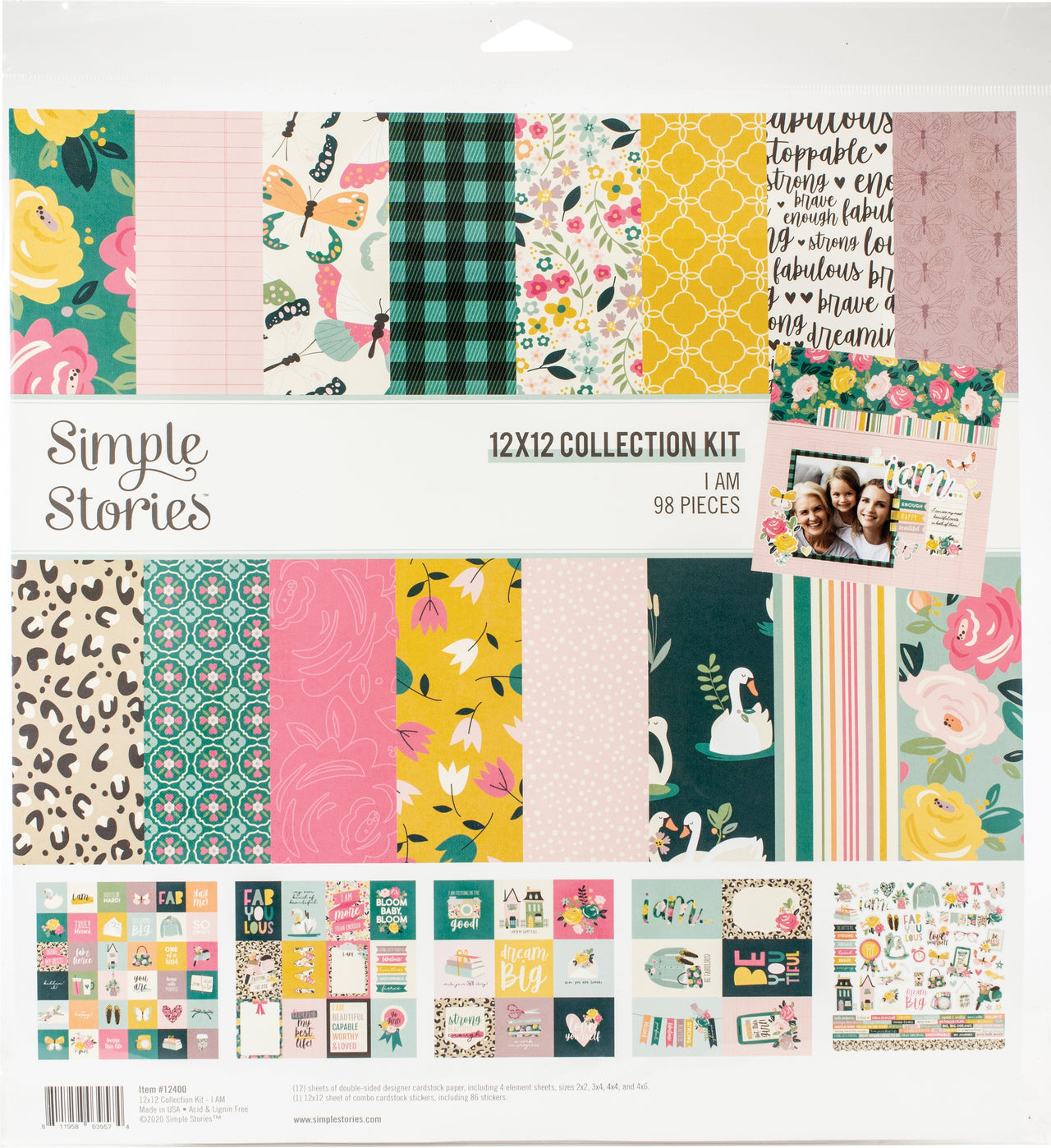 Simple Stories Collection Kit 12"X12" - I Am