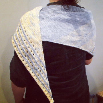 Linen blend shawl