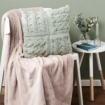 Patchwork Braid Cushion