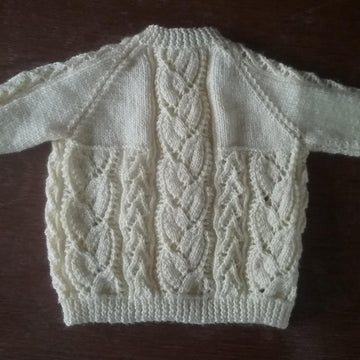 Lace Baby Hoodie and Cardigan