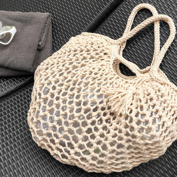 Knitting Pattern – Shopper- Shopping Bag – Beach Bag BIG NETTY – No.218E
