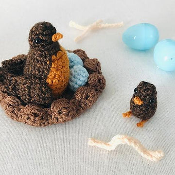 Spring Robin Bird Set