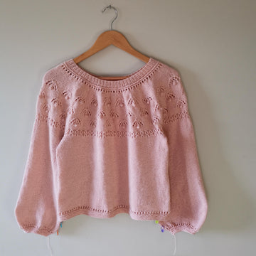 Lily Garden Top Down Sweater