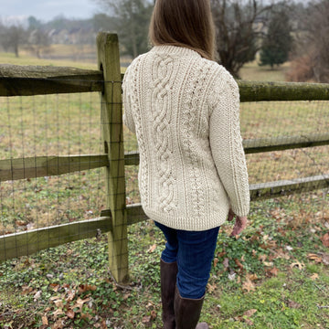 Bonnie's Aran Cabled Sweater