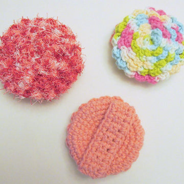 Crochet Flower Face or Dish Scrubby