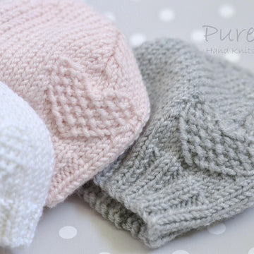 Baby Hat 'Fay' 4x Preemie sizes/Newborn/Baby/Toddler