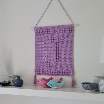 Letter J Wallhanging