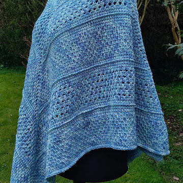 Cornflower Sky Poncho