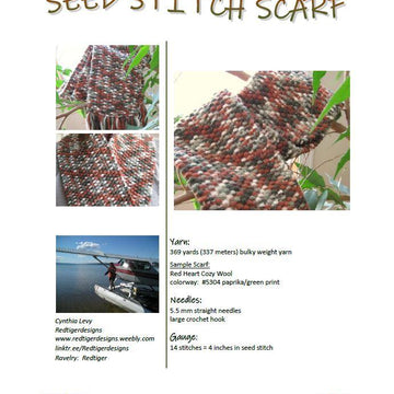 Seed Stitch Scarf
