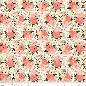 Riley Blake Joy in the Journey - Pink - RBC10681CREAM