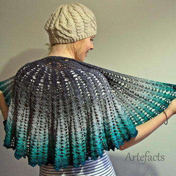 Fan Dance Capelet Shawl