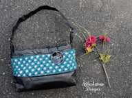 Leather and Lattice Handbag