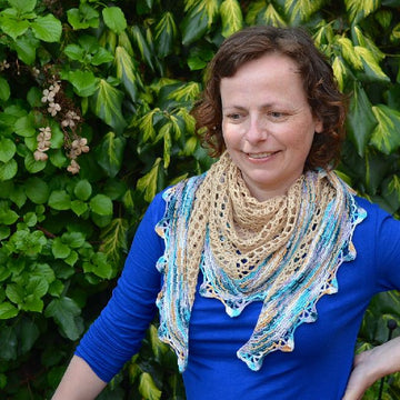 Tender sandstorm shawl
