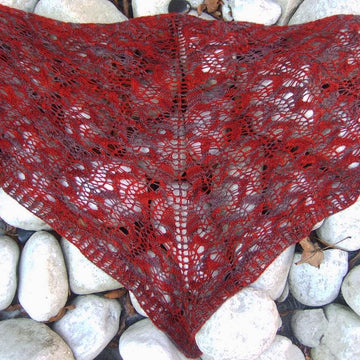 River of Blood Shawl